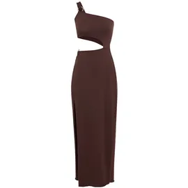 lscn by lascana Kleid One-Shoulder dunkelbraun 46