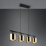 Trio Jason 1-flg. E14 75 cm rund/gold