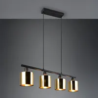 Trio Jason 1-flg. E14 75 cm rund/gold