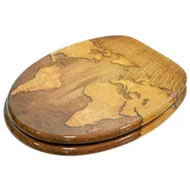Sanilo WC-Sitz World Map Braun