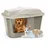 GarPet Hundehütte Katzenhütte Hunde Katzen Höhle Haus Bett Tier Korb Indoor Outdoor Wetterfest Kunststoff Drinnen Draußen