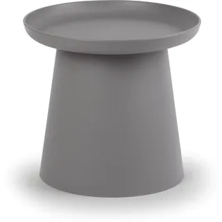 Kunststoff-Kaffeetisch FUNGO, Durchmesser 500 mm, grau