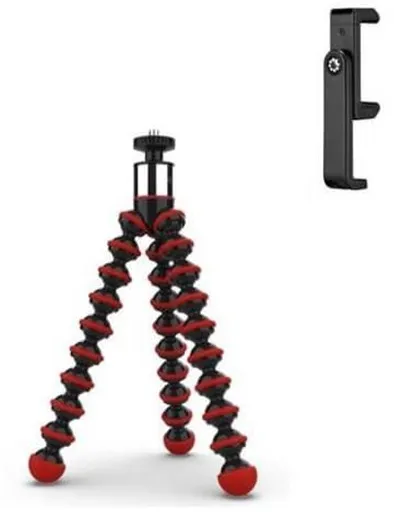 Tripod Kit Smartphone GorillaPod Go 500 + GripTight 360 Red