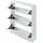 [en.casa] Lund 63 x 102,5 x 17 cm verspiegelt / weiß