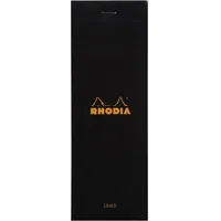 Rhodia 10x Gehefteter Notizblock No.8 7,4x21cm 80 liniert 80g,