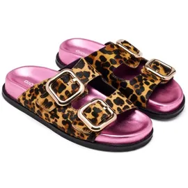 Gioseppo Mifflin flache Damen-Sandale, leopard, 36 EU