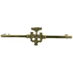 Brosche OSTSEE-SCHMUCK "Ostsee-Schmuck Brosche Hiddensee 15 x 13 mm", gelb, Broschen, Damen, Silber 925 (Sterlingsilber)