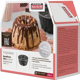 Kaiser Inspiration Mini Bundform, 16 cm Backform - Grau