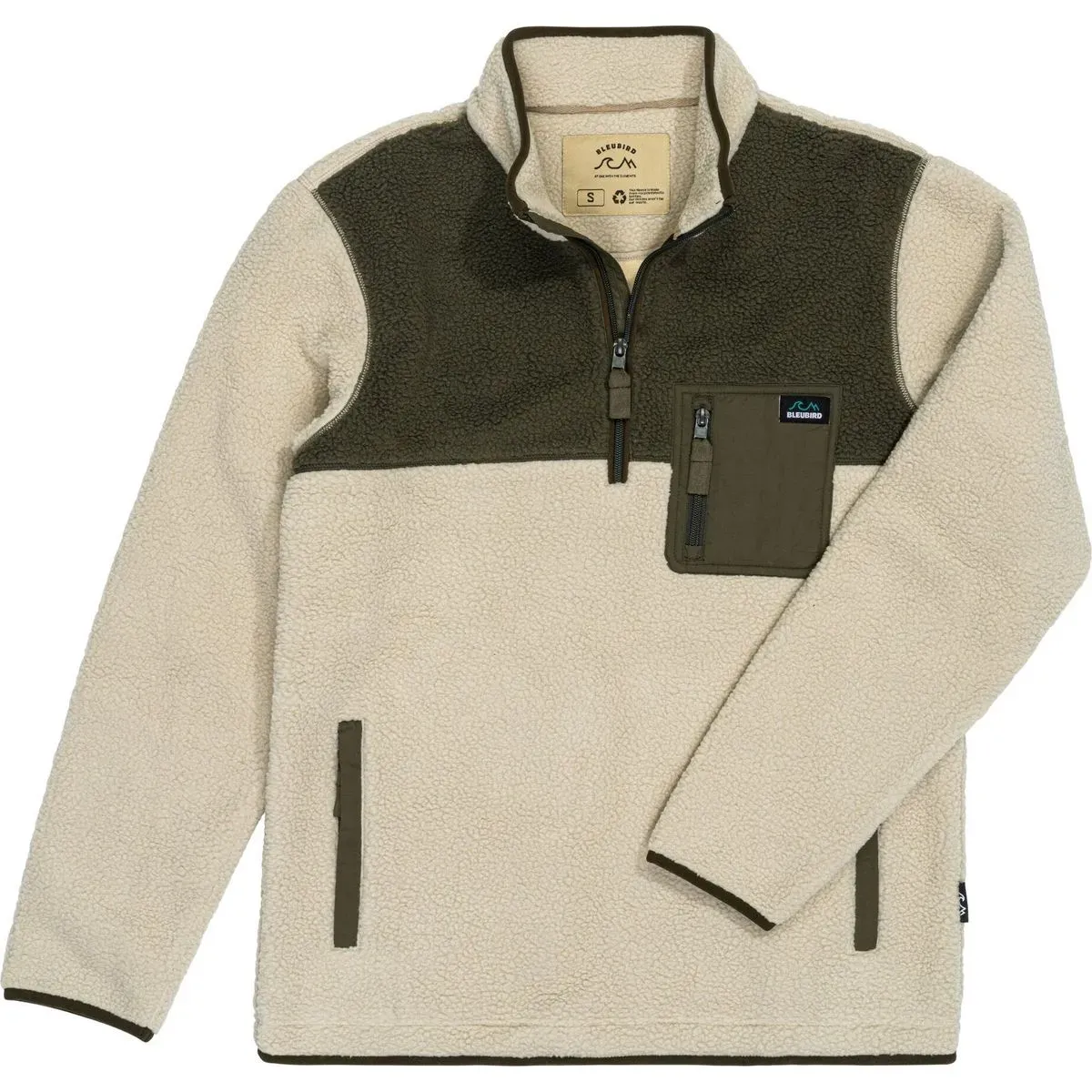 Bleubird Polar Fleece sand XS