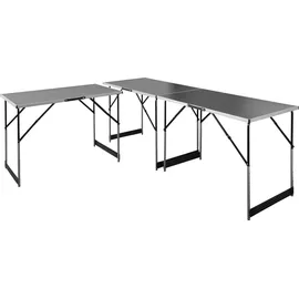 HZL Tapeziertisch 100 x 60 cm 3 teilig Braun
