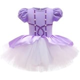 Lito Angels Prinzessin Sofia Ballettkleid Ballerina Kostüm für Kinder Mädchen, Ballett Kleid Tutu Tanzkleid, Größe 7-8 Jahre, Lila