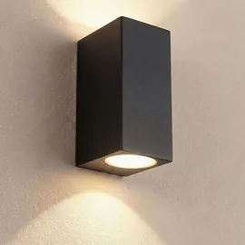 Maxkomfort GmbH Außenleuchte Aluminium Edelstahl 1268 2x GU10 Schwarz