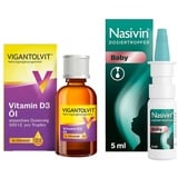 Vigantolvit Vitamin D3 öl - 500 i.E. pro Tropfen 10 ml + Nasivin