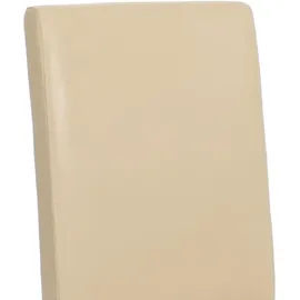 chefgastro Esszimmerstuhl Kunstleder Beige