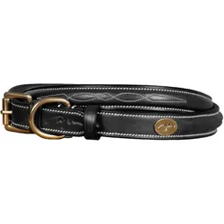 Hundehalsband mit Ziernähten Dy’on SCHWARZ|SCHWARZ|SCHWARZ L / XL