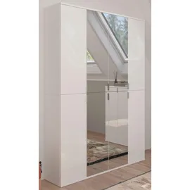 inn.furn Kleiderschrank SystemX 122 x 193 x 34 cm Weiß