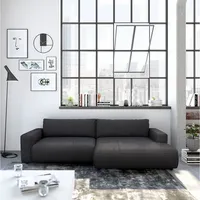 Musterring Ecksofa LUCIA zeitlos, bequem, schöne Detailverarbeitung Breite 296cm, L-Form grau