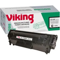 Viking 12A Kompatibel HP Tonerkartusche Q2612A-XXL Schwarz