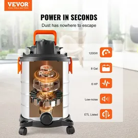Vevor Nass-/Trockensauger 30 l 6 PS