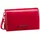 Valentino Ember Umhängetasche Polyurethan Red