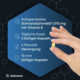 Vitamaze Schwarzkümmelöl + Vitamin E
