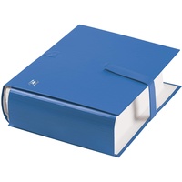 Fast 100725675 Hemd Klappe Gurt ausziehbar 24 x 32 cm PVC Effekt Leder Klettverschluss blau