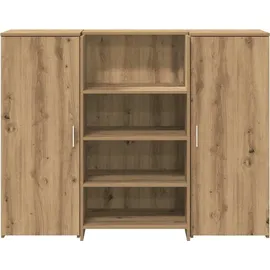 vidaXL Empfangstheke Artisan-Eiche 135x50x103,5 cm Holzwerkstoff