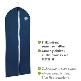Wenko Kleidersack Modell Air 150 x 60 cm 4-tlg. Blau