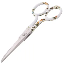 Canal Professionelle Näh- und Stickschere mit Blumenmuster