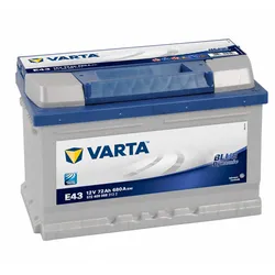 VARTA E43 Blue Dynamic 12V 72Ah 680A Autobatterie 572 409 068