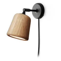 New Works - Material Wandleuchte, Eiche