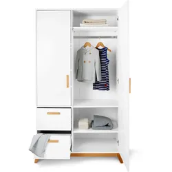 Tchibo - Kleiderschrank - 100x52x180cm - braun - Holz / Eichenholz