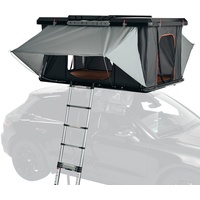 Prime Tech Hartschalen-Autodachzelt Utah L schwarz/grau - Aluminium-Leichtbau mit