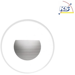 Brumberg LED Wandeinbauleuchte, IP20, mit Struktur-Reflektor, 230V, 1.2W 3000K 40lm, rund BRUM-0R3928WW