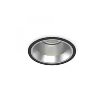 Ideal Lux Einbauleuchte 1x15W rund schwarz