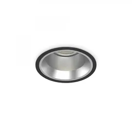 Ideal Lux Einbauleuchte 1x15W rund schwarz