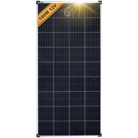EnjoySolar enjoy solar® Monokristallines Solar panel deal für Wohnmobil, Gartenhäuse, Boot (Mono 180W)