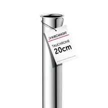 Kirchhoff Tauchrohr 1 1/4" x 200 mm Siphon Chrom
