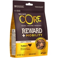 Wellness Core Reward+ Pute, Hundeleckerli zur Belohnung, fördert die Mobilität Ihres Hundes, weich, getreidefrei, 170g