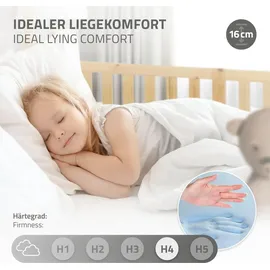 ML-Design Hausbett 90 x 200 cm Kiefer naturbelassen beige