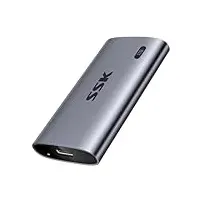 SSK Tragbare SSD 1 TB, bis zu 2000 MB/s Externe Solid-State-Laufwerke, Externe USB 3.2 Gen2X2 NVMe SSD-Festplatte, extrem geringer Stromverbrauch für iPhone 15/MacBook/Pro/OTG-Telefon/Laptops