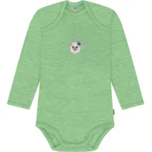 normani Outdoor Sports Baby Merino Body Langarm Auckland in Grün | Gr.: 92