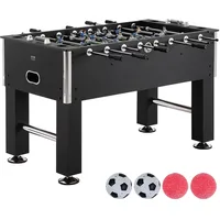 Vevor Kickertisch, 140 cm Standardgröße, Indoor-Kickertisch in Voller Größe für Zuhause, und Spielzimmer, Fußball mit 4 Bällen und 4 Getränkehaltern