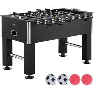 Vevor Kickertisch, – 139,7 cm Standardgröße, volle Größe für Zuhause, und Spielzimmer, – Fußball-Set mit 4 Bällen und 4 Getränkehaltern