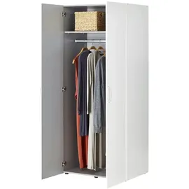 WIMEX Drehtürenschrank Multiraumkonzept 80 x 185 x 54 cm Weiß