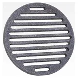 Gussrost Ø 20 cm (7,9") – Ofenrost, Rundrost, Ascherost, Kaminrost für Kaminofen, Grillrost, Kohlenstoffgitter, Zubehör für Öfen und Kamine,...