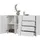 OTTO home Sideboard Metric 138 x 78,3 x 40 cm Weiß