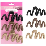 Brushworks Wave Claw Clips Haarspange 3 St.