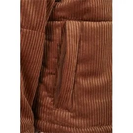 URBAN CLASSICS Corduroy Puffer Jacke Toffee XS