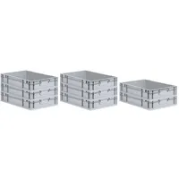 Proregal SuperSparSet 8x Eurobox NextGen Economy Griffe geschlossen HxBxT